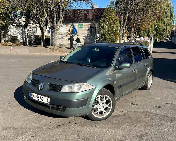 Зеленый Рено Меган, объемом двигателя 1.6 л и пробегом 282 тыс. км за 3000 $, фото 1 на Automoto.ua