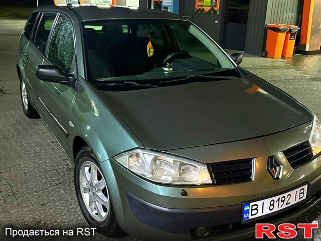 Зеленый Рено Меган, объемом двигателя 1.6 л и пробегом 256 тыс. км за 4500 $, фото 1 на Automoto.ua