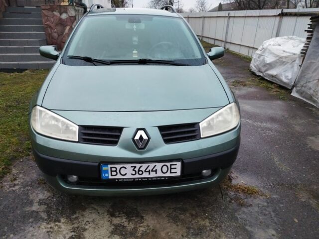 Зеленый Рено Меган, объемом двигателя 1.6 л и пробегом 259 тыс. км за 5000 $, фото 1 на Automoto.ua