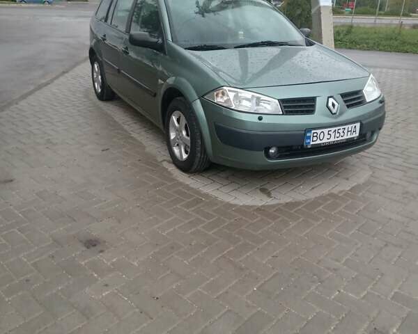 Зеленый Рено Меган, объемом двигателя 1.6 л и пробегом 230 тыс. км за 4400 $, фото 1 на Automoto.ua