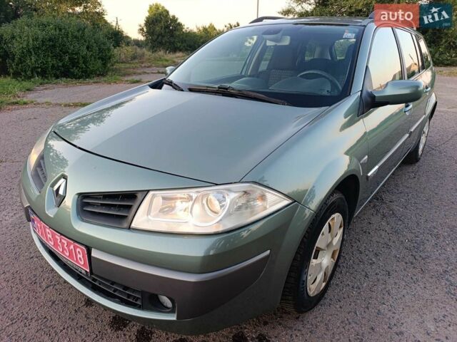 Зелений Рено Меган, об'ємом двигуна 1.6 л та пробігом 160 тис. км за 4999 $, фото 1 на Automoto.ua
