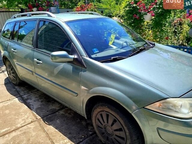 Зеленый Рено Меган, объемом двигателя 1.6 л и пробегом 309 тыс. км за 4600 $, фото 1 на Automoto.ua