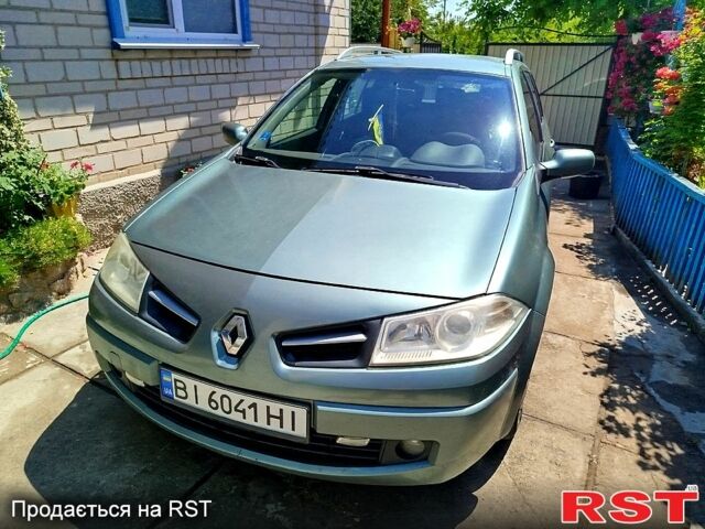 Зеленый Рено Меган, объемом двигателя 1.6 л и пробегом 309 тыс. км за 4800 $, фото 1 на Automoto.ua