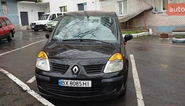 Черный Рено Модус, объемом двигателя 1.6 л и пробегом 230 тыс. км за 4100 $, фото 1 на Automoto.ua