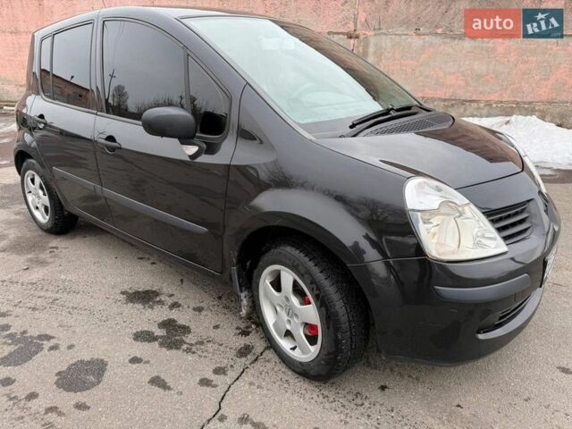 Чорний Рено Модус, об'ємом двигуна 1.2 л та пробігом 210 тис. км за 3700 $, фото 1 на Automoto.ua