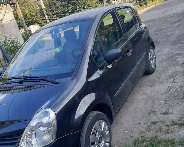 Черный Рено Модус, объемом двигателя 1.2 л и пробегом 190 тыс. км за 4100 $, фото 1 на Automoto.ua