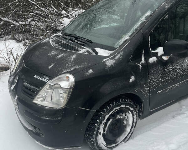 Черный Рено Модус, объемом двигателя 1.2 л и пробегом 141 тыс. км за 4000 $, фото 1 на Automoto.ua