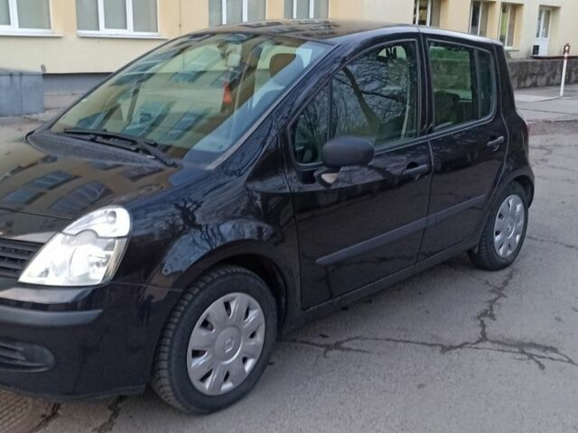 Черный Рено Модус, объемом двигателя 1.1 л и пробегом 188 тыс. км за 4300 $, фото 1 на Automoto.ua