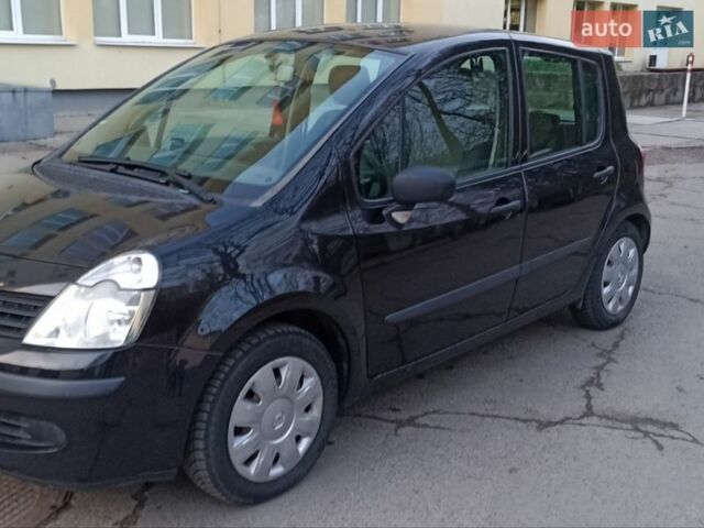 Черный Рено Модус, объемом двигателя 1.2 л и пробегом 188 тыс. км за 4000 $, фото 1 на Automoto.ua