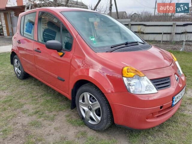 Червоний Рено Модус, об'ємом двигуна 1.2 л та пробігом 118 тис. км за 4499 $, фото 1 на Automoto.ua