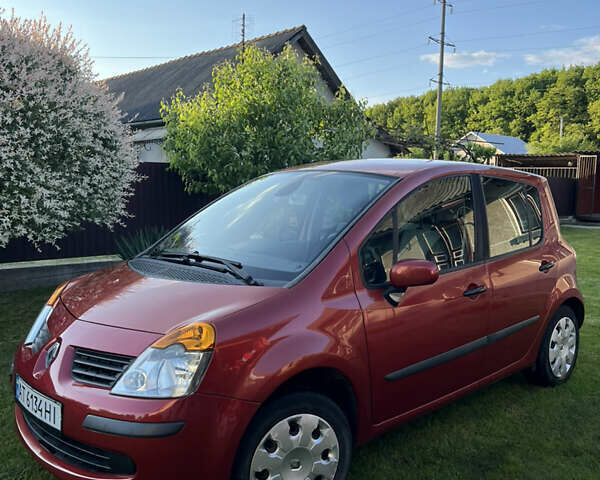 Червоний Рено Модус, об'ємом двигуна 1.6 л та пробігом 238 тис. км за 4600 $, фото 1 на Automoto.ua