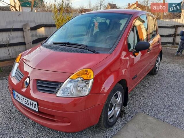 Червоний Рено Модус, об'ємом двигуна 1.15 л та пробігом 120 тис. км за 4750 $, фото 1 на Automoto.ua