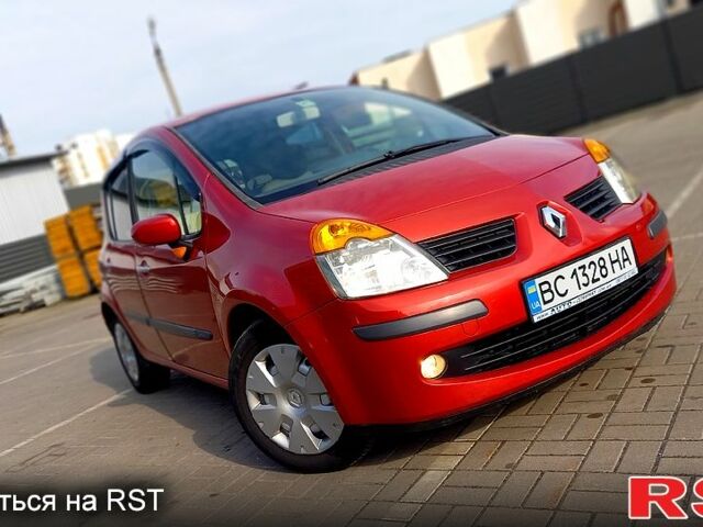 Красный Рено Модус, объемом двигателя 1.6 л и пробегом 176 тыс. км за 5400 $, фото 1 на Automoto.ua