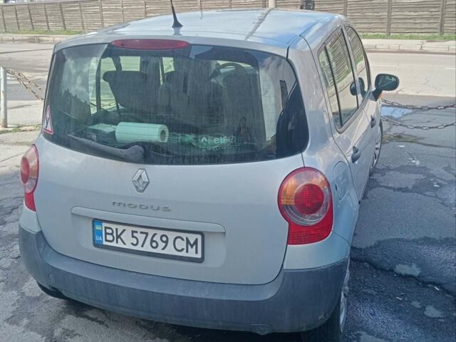 Сірий Рено Модус, об'ємом двигуна 1.2 л та пробігом 212 тис. км за 3800 $, фото 1 на Automoto.ua