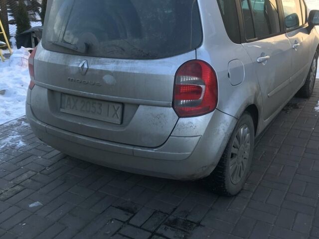 Сірий Рено Модус, об'ємом двигуна 1.2 л та пробігом 131 тис. км за 5500 $, фото 1 на Automoto.ua