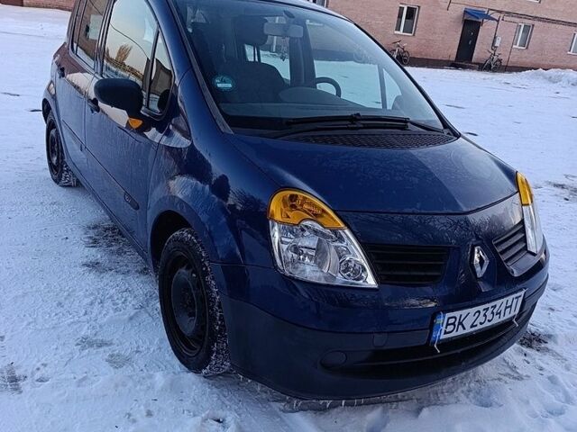 Синий Рено Модус, объемом двигателя 1.1 л и пробегом 196 тыс. км за 3700 $, фото 1 на Automoto.ua