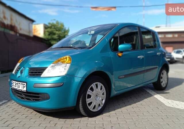 Синий Рено Модус, объемом двигателя 1.6 л и пробегом 171 тыс. км за 5400 $, фото 1 на Automoto.ua