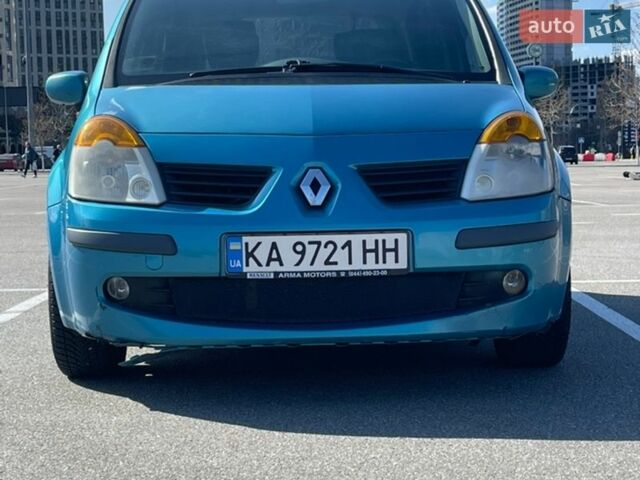 Синий Рено Модус, объемом двигателя 1.6 л и пробегом 180 тыс. км за 4750 $, фото 1 на Automoto.ua