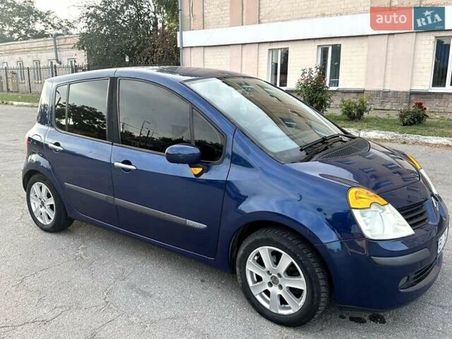 Синий Рено Модус, объемом двигателя 1.6 л и пробегом 218 тыс. км за 4500 $, фото 1 на Automoto.ua