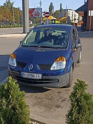 Синий Рено Модус, объемом двигателя 1.1 л и пробегом 205 тыс. км за 3700 $, фото 1 на Automoto.ua