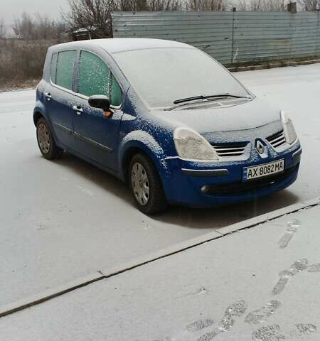 Синий Рено Модус, объемом двигателя 1.1 л и пробегом 200 тыс. км за 4200 $, фото 1 на Automoto.ua
