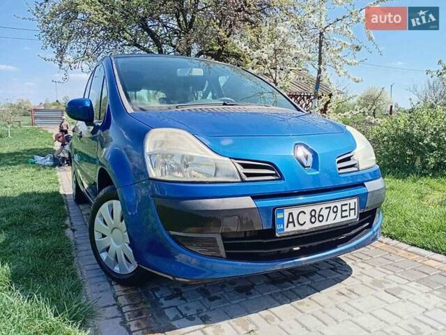 Синий Рено Модус, объемом двигателя 1.2 л и пробегом 203 тыс. км за 4000 $, фото 1 на Automoto.ua