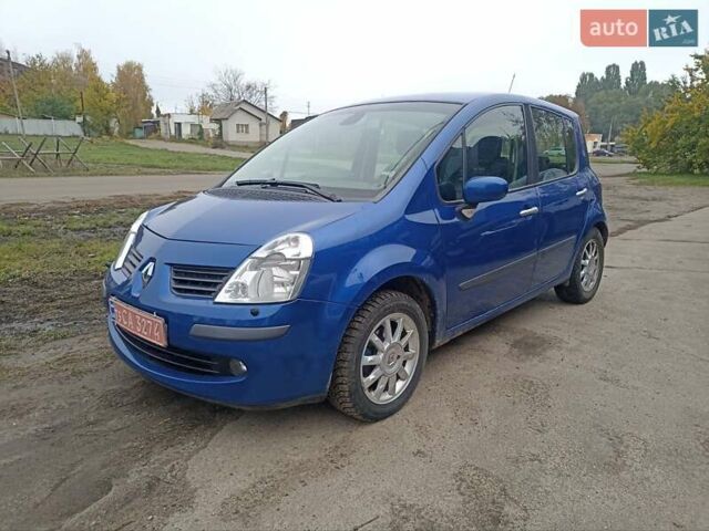 Синий Рено Модус, объемом двигателя 1.4 л и пробегом 178 тыс. км за 3200 $, фото 1 на Automoto.ua