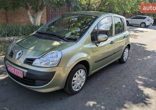 Зеленый Рено Модус, объемом двигателя 1.2 л и пробегом 99 тыс. км за 5600 $, фото 1 на Automoto.ua