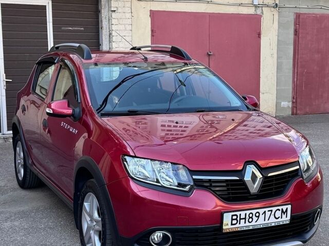 Червоний Рено Сандеро СтепВей, об'ємом двигуна 1.6 л та пробігом 50 тис. км за 10300 $, фото 1 на Automoto.ua
