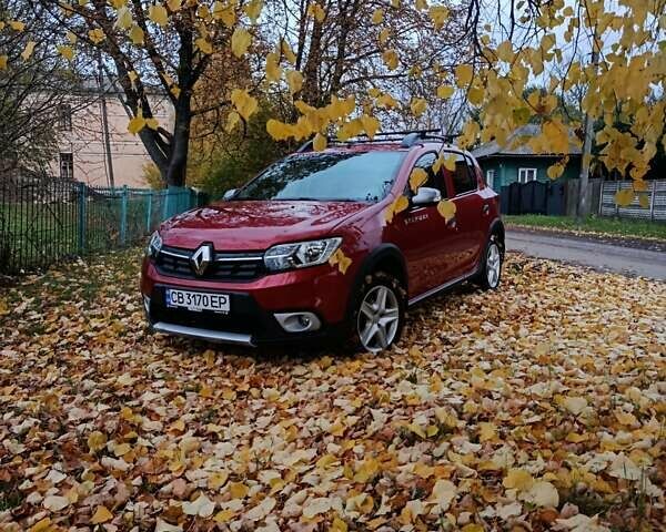 Червоний Рено Сандеро СтепВей, об'ємом двигуна 0.9 л та пробігом 109 тис. км за 9500 $, фото 1 на Automoto.ua