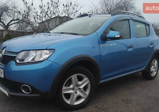 Синій Рено Сандеро СтепВей, об'ємом двигуна 1.6 л та пробігом 115 тис. км за 8300 $, фото 1 на Automoto.ua