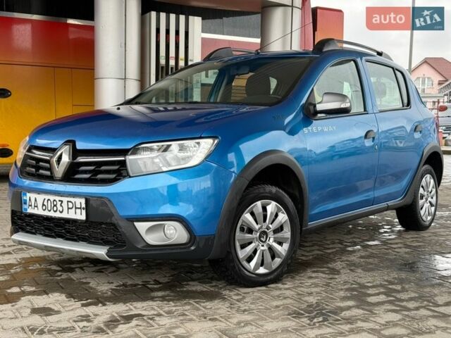 Синій Рено Сандеро СтепВей, об'ємом двигуна 1.46 л та пробігом 211 тис. км за 6999 $, фото 1 на Automoto.ua