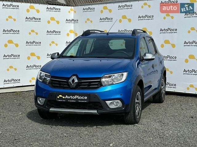 Синий Рено Сандеро СтэпВэй, объемом двигателя 0.9 л и пробегом 127 тыс. км за 9999 $, фото 1 на Automoto.ua