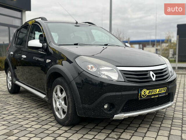 Чорний Рено Сандеро, об'ємом двигуна 1.6 л та пробігом 137 тис. км за 7200 $, фото 1 на Automoto.ua