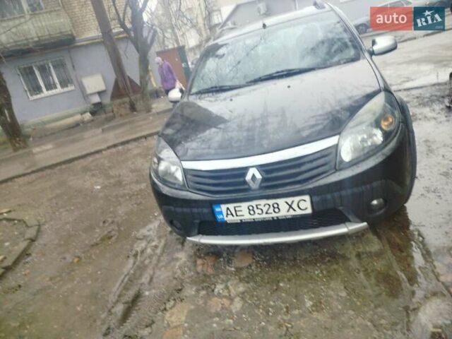 Чорний Рено Сандеро, об'ємом двигуна 1.6 л та пробігом 98 тис. км за 5800 $, фото 1 на Automoto.ua