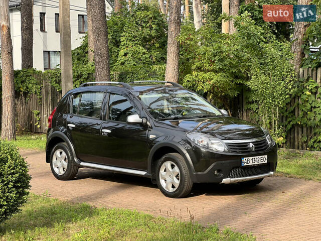 Чорний Рено Сандеро, об'ємом двигуна 1.6 л та пробігом 81 тис. км за 8700 $, фото 1 на Automoto.ua