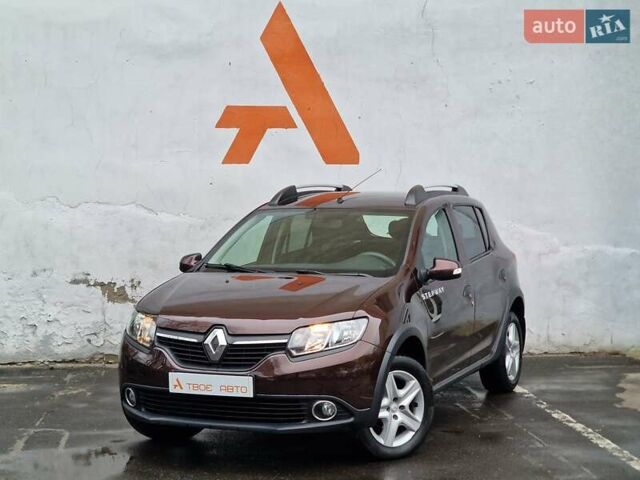Коричневый Рено Сандеро, объемом двигателя 1.46 л и пробегом 79 тыс. км за 7990 $, фото 1 на Automoto.ua