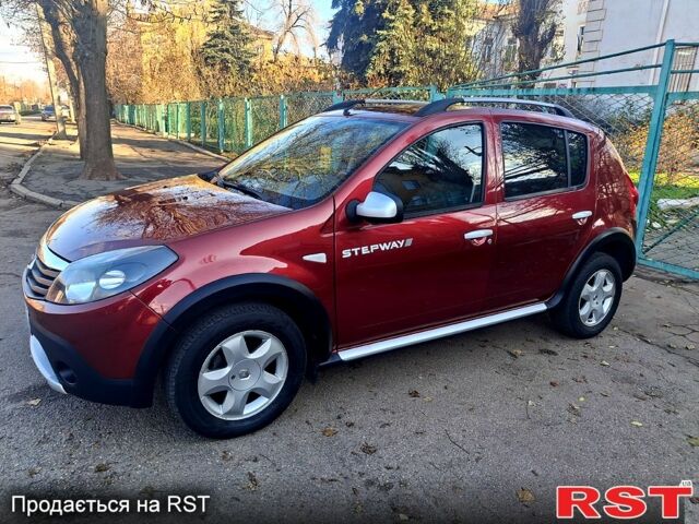 Червоний Рено Сандеро, об'ємом двигуна 1.6 л та пробігом 160 тис. км за 6500 $, фото 1 на Automoto.ua