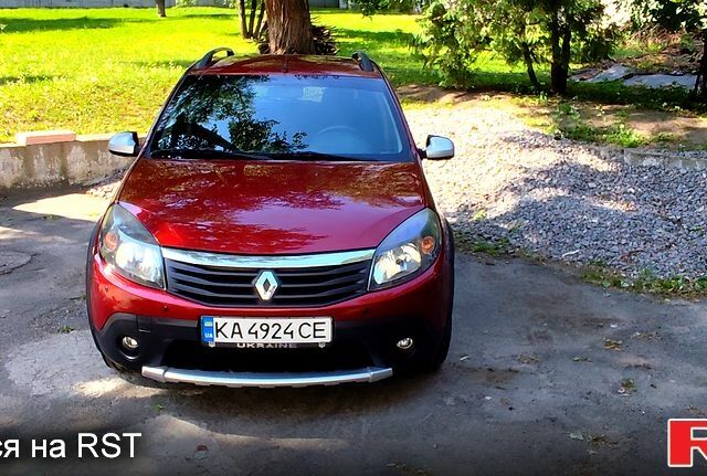 Червоний Рено Сандеро, об'ємом двигуна 1.6 л та пробігом 86 тис. км за 7600 $, фото 1 на Automoto.ua