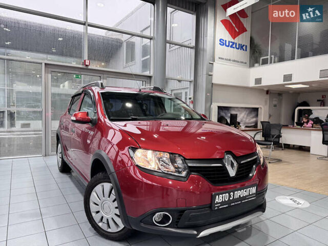 Красный Рено Сандеро, объемом двигателя 1.46 л и пробегом 81 тыс. км за 9799 $, фото 1 на Automoto.ua