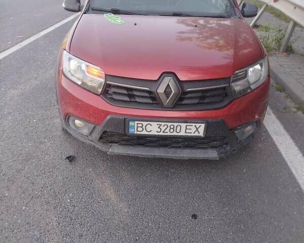Красный Рено Сандеро, объемом двигателя 1.46 л и пробегом 260 тыс. км за 3950 $, фото 1 на Automoto.ua