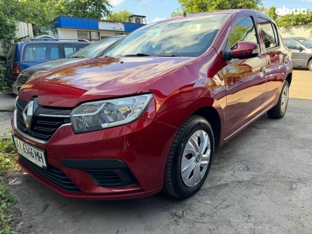 Красный Рено Сандеро, объемом двигателя 1 л и пробегом 78 тыс. км за 7800 $, фото 1 на Automoto.ua