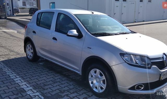 Серый Рено Сандеро, объемом двигателя 1.15 л и пробегом 68 тыс. км за 7600 $, фото 1 на Automoto.ua