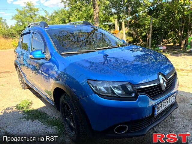 Синий Рено Сандеро, объемом двигателя 1.5 л и пробегом 233 тыс. км за 6500 $, фото 1 на Automoto.ua