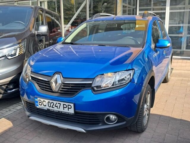 Синій Рено Сандеро, об'ємом двигуна 1.6 л та пробігом 103 тис. км за 9500 $, фото 1 на Automoto.ua