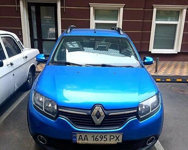 Синій Рено Сандеро, об'ємом двигуна 0.9 л та пробігом 56 тис. км за 9000 $, фото 1 на Automoto.ua