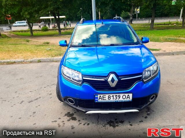 Синий Рено Сандеро, объемом двигателя 1.5 л и пробегом 170 тыс. км за 9000 $, фото 1 на Automoto.ua