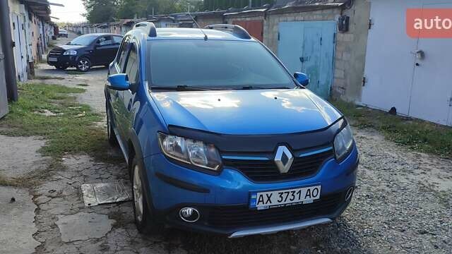 Синий Рено Сандеро, объемом двигателя 1.46 л и пробегом 92 тыс. км за 8300 $, фото 1 на Automoto.ua