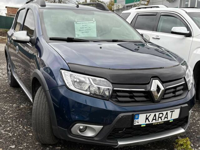 Рено Сандеро 2017 в Черкассах на Automoto.ua Синий Рено Сандеро, объемом двигателя 1.5 л и пробегом 148 тыс. км за 9300 $, фото 1 на Automoto.ua