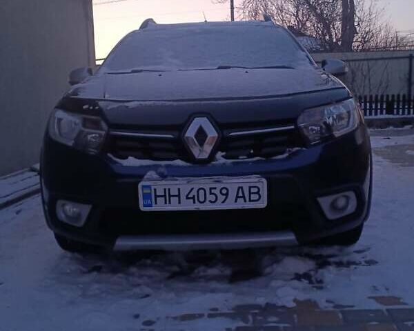 Синий Рено Сандеро, объемом двигателя 1.46 л и пробегом 159 тыс. км за 9800 $, фото 1 на Automoto.ua